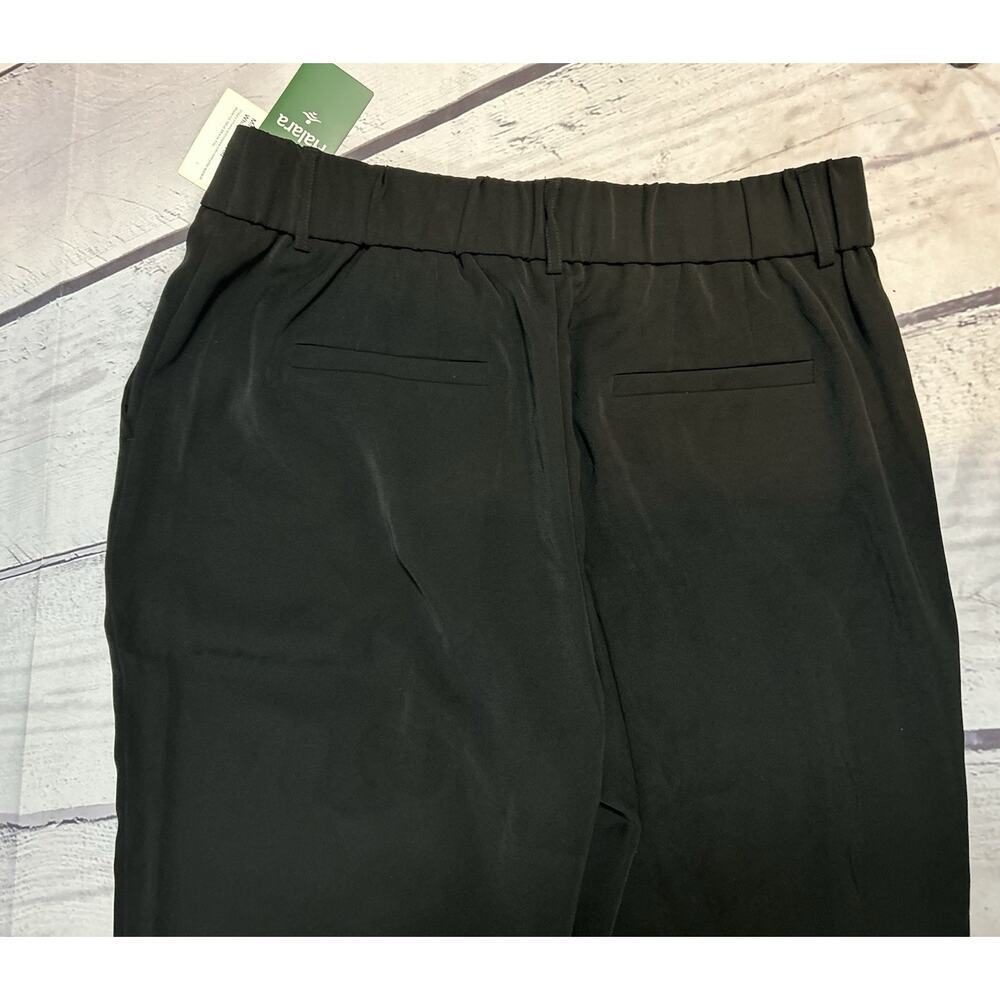 Halara Black Career Pants L Tall NWT Elastic Waist Casual Work Trousers - Picture 5 of 6